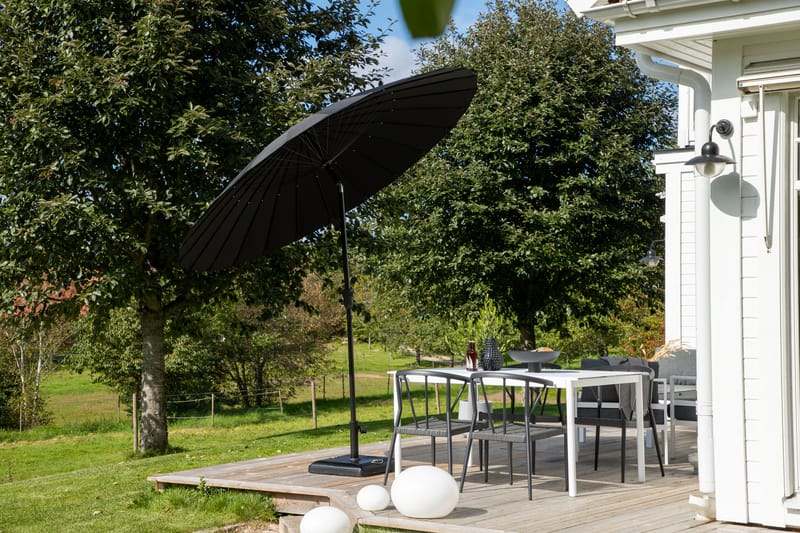 Parasoll Palmetto 270 cm Svart - Venture Home - Parasoll