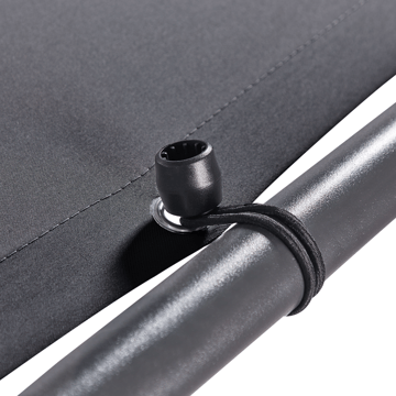 Paviljong Aventine 300 cm Stål - Grå/Svart - Utemöbler & utemiljö - Solskydd - Pergola