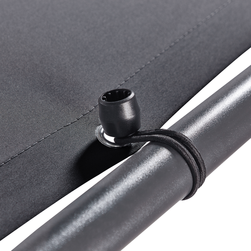 Paviljong Aventine 300 cm Stål - Grå/Svart - Utemöbler & utemiljö - Solskydd - Pergola