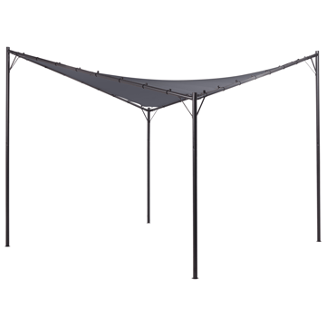 Paviljong Aventine 300 cm Stål - Grå/Svart - Utemöbler & utemiljö - Solskydd - Pergola