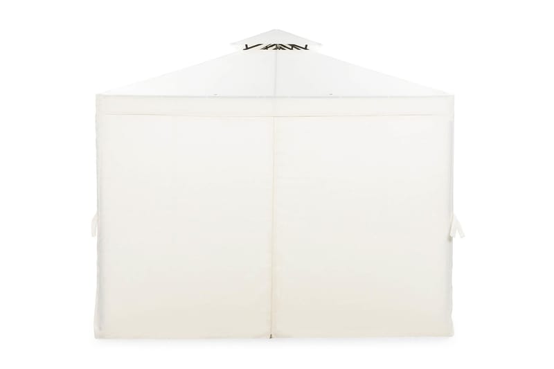Bermuda komplett paviljong inkl tak och väggar 3x3m - Offwhite - Utemöbler & utemiljö - Solskydd - Paviljong - Komplett paviljong
