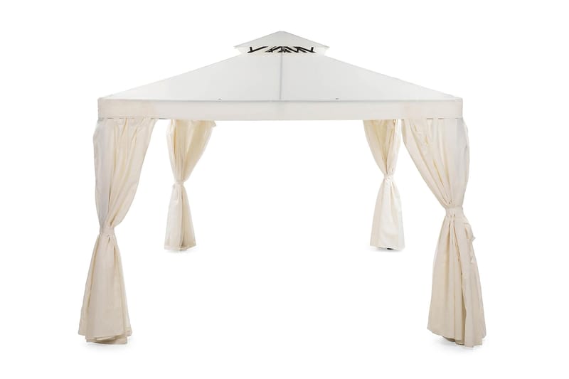 Bermuda komplett paviljong inkl tak och väggar 3x4m - Offwhite - Utemöbler & utemiljö - Solskydd - Paviljong - Komplett paviljong