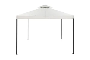 Bermuda komplett paviljong inkl tak och väggar 3x4m - Offwhite - Utemöbler & utemiljö - Solskydd - Paviljong - Komplett paviljong