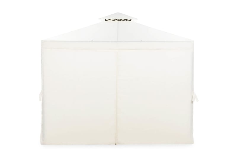 Bermuda Komplett Paviljong 3x4 m - Inkl Väggar och Nät Naturvit - Utemöbler & utemiljö - Solskydd - Paviljong - Komplett paviljong