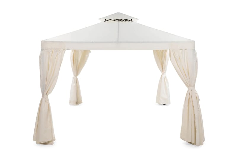 Bermuda Komplett Paviljong 3x3 m - Naturvit - Utemöbler & utemiljö - Solskydd - Paviljong - Komplett paviljong