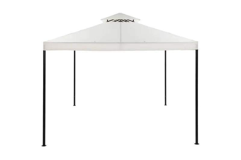 Bermuda komplett paviljong inkl tak och väggar 3x3m - Offwhite - Utemöbler & utemiljö - Solskydd - Paviljong - Komplett paviljong