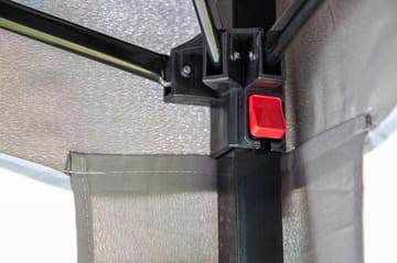 Easy Up Paviljong 295x295 cm - Vit/brun - Utemöbler & utemiljö - Solskydd - Paviljong - Komplett paviljong