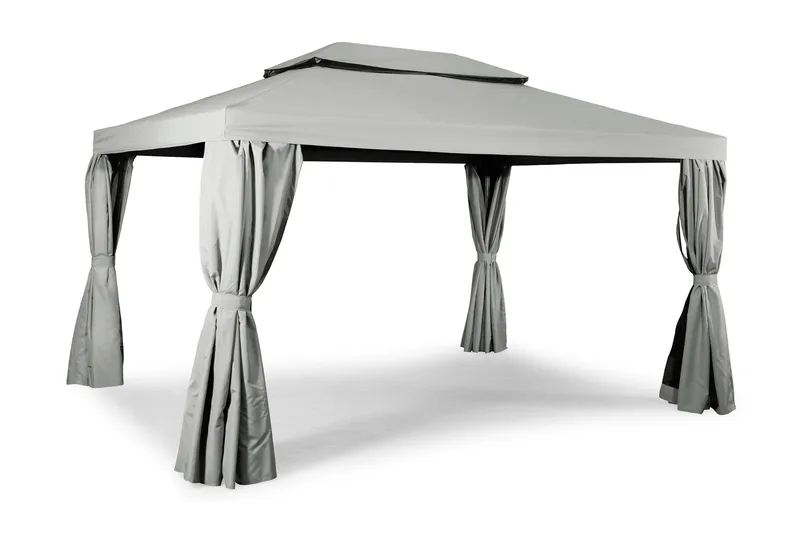 Hillerstorp Luxor Komplett Paviljong 305 cm Grå - Grå - Utemöbler & utemiljö - Solskydd - Paviljong - Komplett paviljong