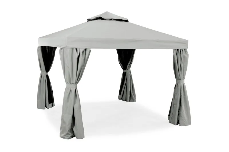 Hillerstorp Luxor Paviljong 300x300 cm Grå, Hillerstorp