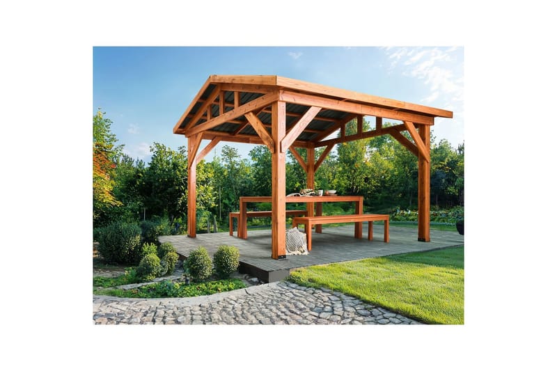 Lusthus Secchia - Utemöbler & utemiljö - Solskydd - Paviljong - Komplett paviljong