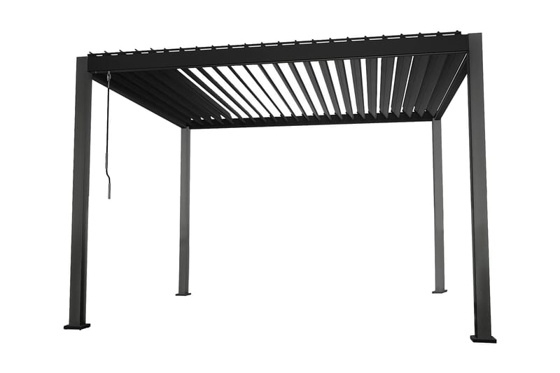 Paviljong Mirador 300x400x250 cm - Mörkgrå - Utemöbler & utemiljö - Solskydd - Paviljong