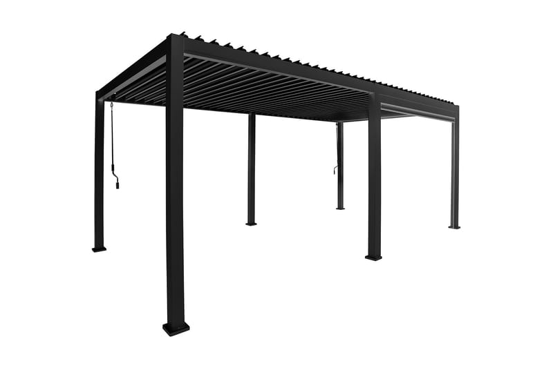 Paviljong Mirador 3x6xH2,5m Mör kgrå - Paviljong