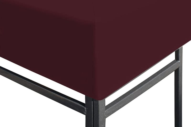Paviljongtak 310 g/m² 3x4 m vinröd - Röd - Paviljongtak