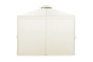 Bermuda Väggar till Paviljong 3x4 m - Beige/Vit - Utemöbler & utemiljö - Solskydd - Paviljong - Paviljongvägg