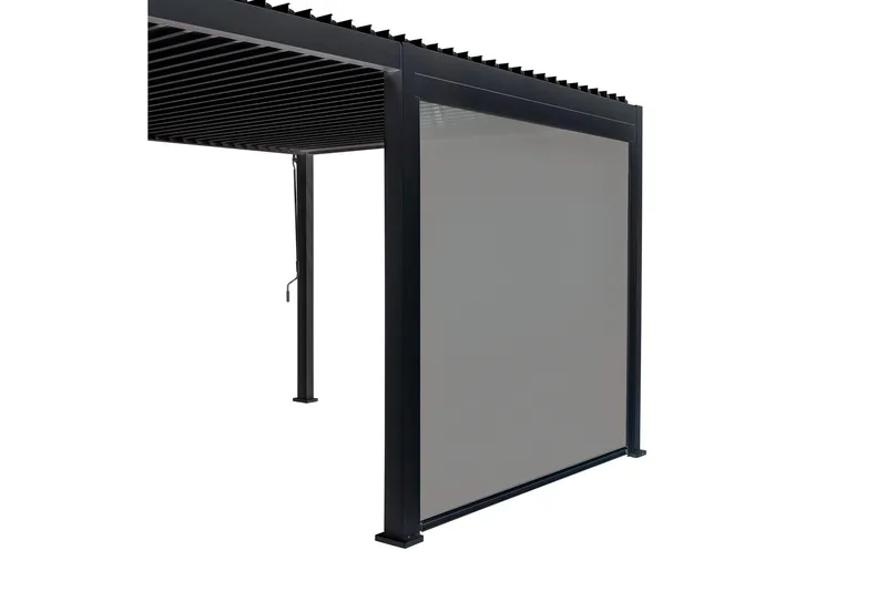 Mirador Alasvedettävä paviljongin seinä 3m Grå - Utemöbler & utemiljö - Solskydd - Paviljong - Paviljongvägg