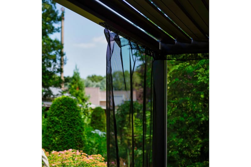 Myggnät till Paviljong Mirador 300x300 cm 4 st Svart - Utemöbler & utemiljö - Solskydd - Paviljong - Paviljongvägg