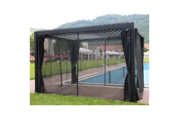 Myggnät till Paviljong Mirador 4 st Svart - Utemöbler & utemiljö - Solskydd - Paviljong - Paviljongvägg