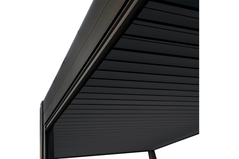 Rullgardin Paviljong vägg Mirador 3m Grå - Utemöbler & utemiljö - Solskydd - Paviljong - Paviljongvägg