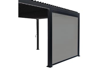 Rullgardin Paviljong vägg Mirador 3m Grå - Utemöbler & utemiljö - Solskydd - Paviljong - Paviljongvägg