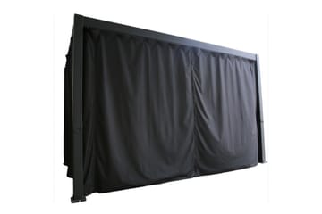 Sidoväggar till Paviljong Mirador 300x300 cm 4 st Svart - Svart - Utemöbler & utemiljö - Solskydd - Paviljong - Paviljongvägg