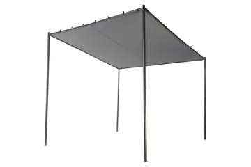 Trädgårdspergola Vimino - Grå, svart - Utemöbler & utemiljö - Solskydd - Pergola