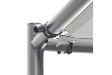 Trädgårdspergola Vimino - Grå - Utemöbler & utemiljö - Solskydd - Paviljong - Komplett paviljong