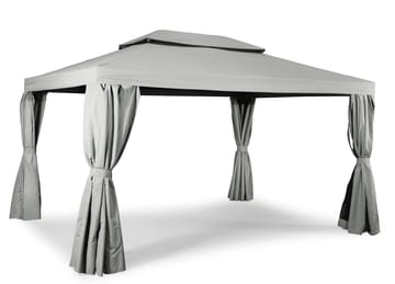 Utepaviljong SUNSET Paviljong 3x4 m - grå - Utemöbler & utemiljö - Solskydd - Paviljong - Komplett paviljong