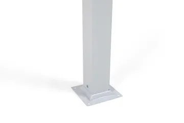 Fristående pergola med hopfällbart tak för altan och trädgård 4x3 - Vit / Aluminium - Utemöbler & utemiljö - Solskydd - Pergola