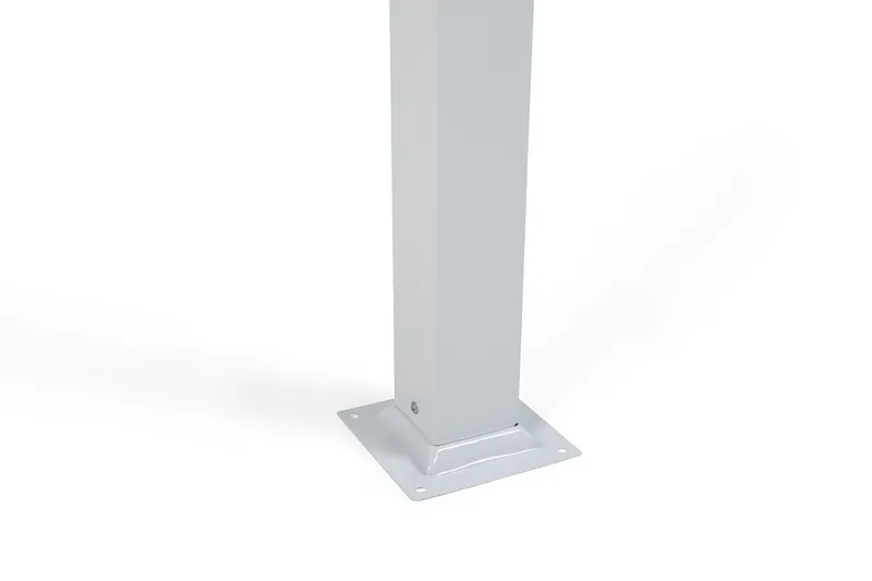 Fristående pergola med hopfällbart tak för altan och trädgård 4x3 - Vit / Aluminium - Utemöbler & utemiljö - Solskydd - Pergola