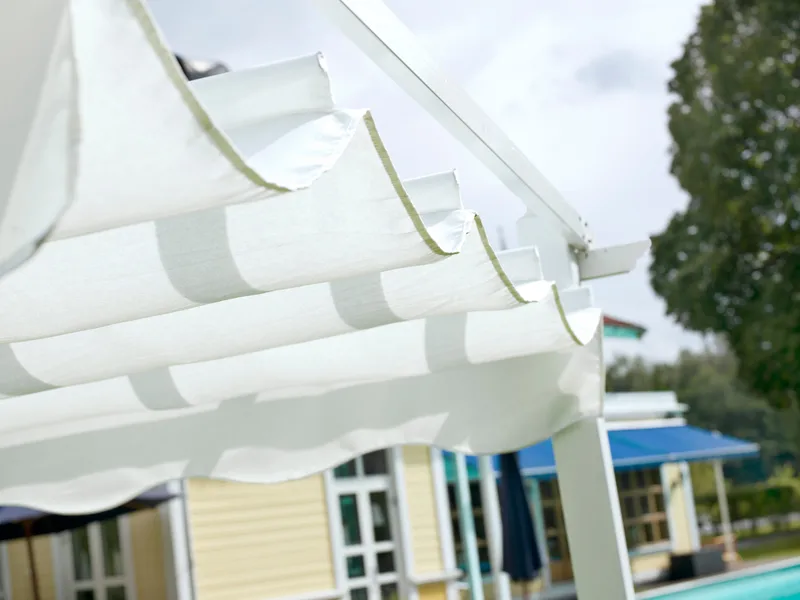 Hillerstorp Skanör Pergolatak 300 x 400 cm - Vit - Utemöbler & utemiljö - Solskydd - Pergola