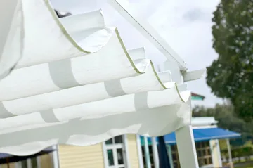 Hillerstorp Skanör Pergolatak 300 x 400 cm - Vit - Utemöbler & utemiljö - Solskydd - Pergola