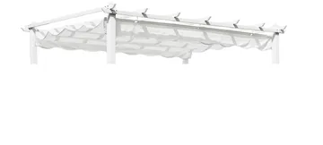 Hillerstorp Skanör Pergolatak 300 x 400 cm - Vit - Utemöbler & utemiljö - Solskydd - Pergola