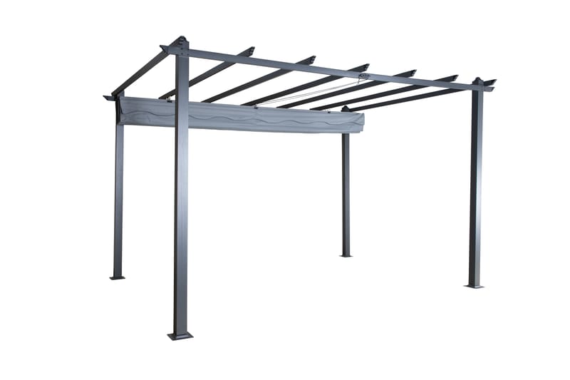 Lazio Pergola 295x395 cm, Svart/Grå