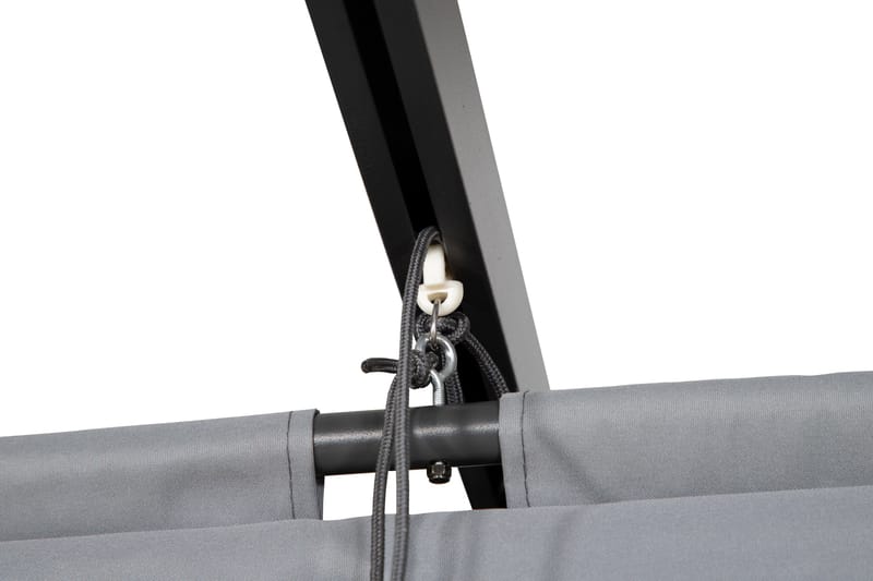 Lazio Pergola 295x395 cm - Svart/Grå - Utemöbler & utemiljö - Solskydd - Pergola