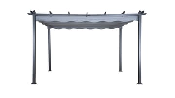 Lazio Pergola 295x395 cm - Svart/Grå - Utemöbler & utemiljö - Solskydd - Pergola