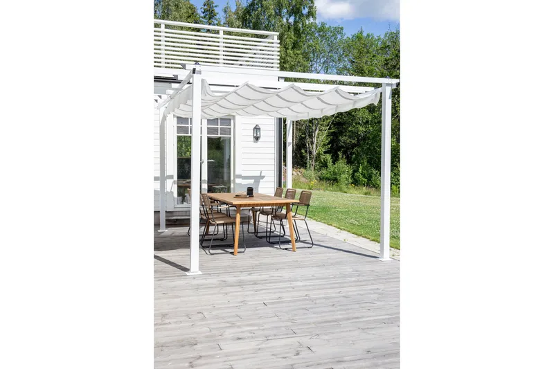 Lazio Pergola 348 cm - Vit - Utemöbler & utemiljö - Solskydd - Pergola