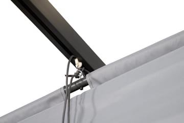 Lazio Pergola 295x395 cm - Svart/Grå - Utemöbler & utemiljö - Solskydd - Pergola
