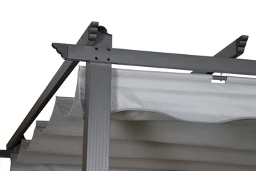 Lazio Pergola 295x395 cm - Svart/Grå - Utemöbler & utemiljö - Solskydd - Pergola