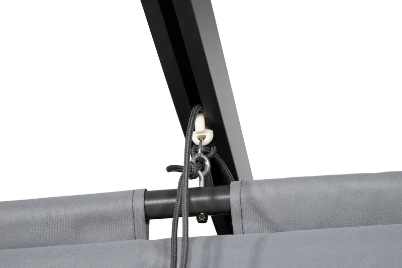 Lazio Pergola 295x395 cm - Svart/Grå - Utemöbler & utemiljö - Solskydd - Pergola