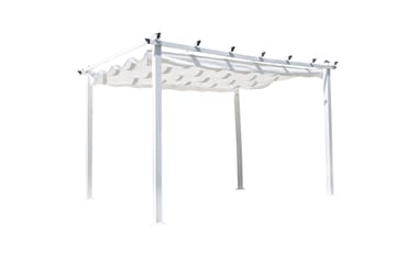 Lazio Pergola 348 cm - Vit - Utemöbler & utemiljö - Solskydd - Pergola
