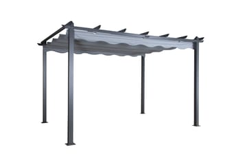 Lazio Pergola 295x395 cm - Svart/Grå - Utemöbler & utemiljö - Solskydd - Pergola