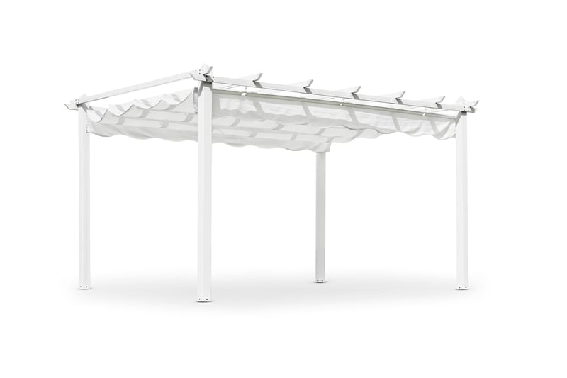 Pergola Hillerstorp Skanör 300 x 400 cm - Vit - Utemöbler & utemiljö - Solskydd - Pergola