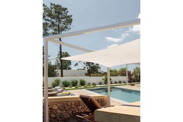 Skuggsegel Lukka Vit, Fyrkantig - Vit, Fyrkantig - Utemöbler & utemiljö - Solskydd - Solsegel