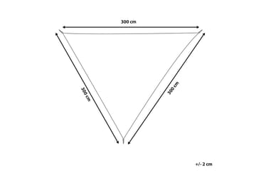 Skuggsegel Lukka Vit, Triangulär - Vit, Triangulär - Utemöbler & utemiljö - Solskydd - Solsegel