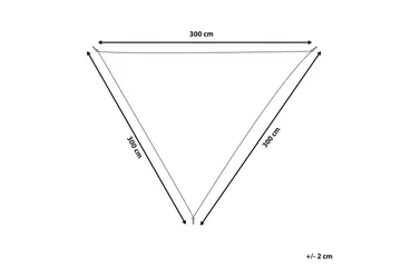 Skuggsegel Lukka Vit, Triangulär - Vit, Triangulär - Utemöbler & utemiljö - Solskydd - Solsegel