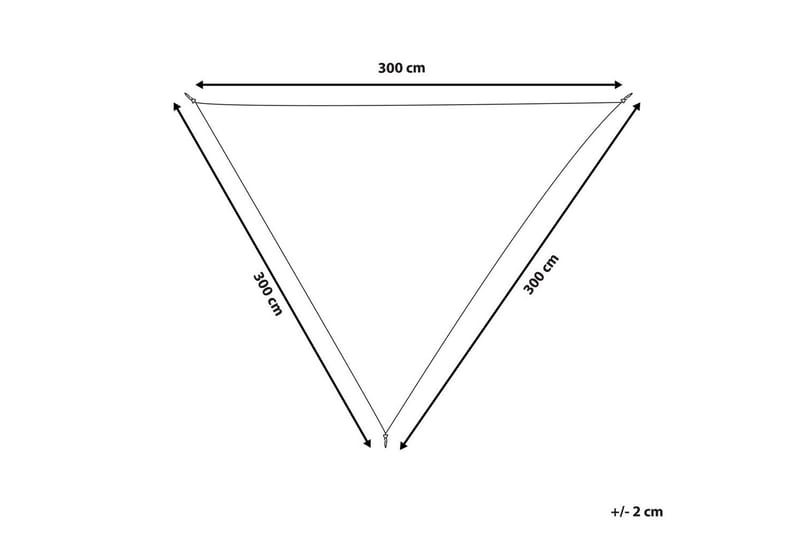 Skuggsegel Lukka Vit, Triangulär - Vit, Triangulär - Utemöbler & utemiljö - Solskydd - Solsegel