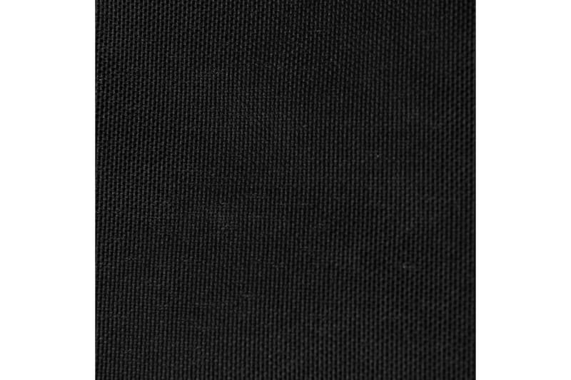 Solsegel oxfordtyg fyrkantigt 3x3 m svart - Svart - Solsegel