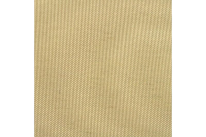 Solsegel oxfordtyg kvadratiskt 3,6x3,6 m beige - Beige - Solsegel