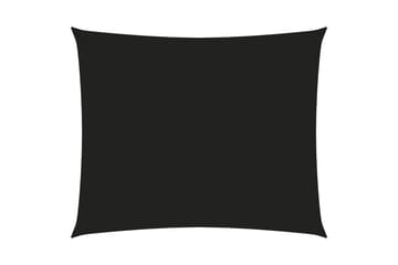 Solsegel oxfordtyg rektangulärt 3,5x4,5 m svart