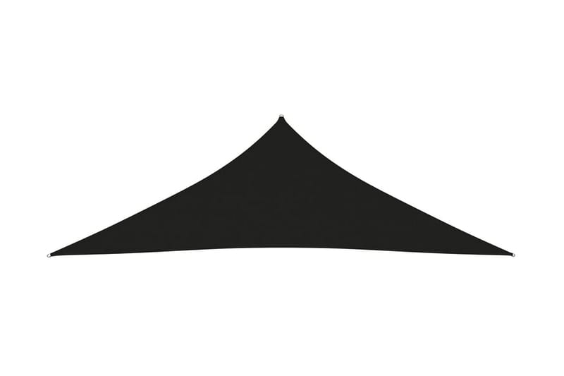 Solsegel oxfordtyg trekantigt 3,5x3,5x4,9 m svart - Svart - Solsegel